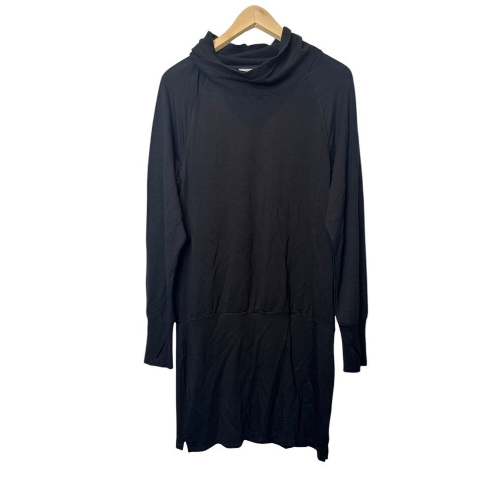 Athleta Drop Waist Funnel Neck Dress - Size Small
